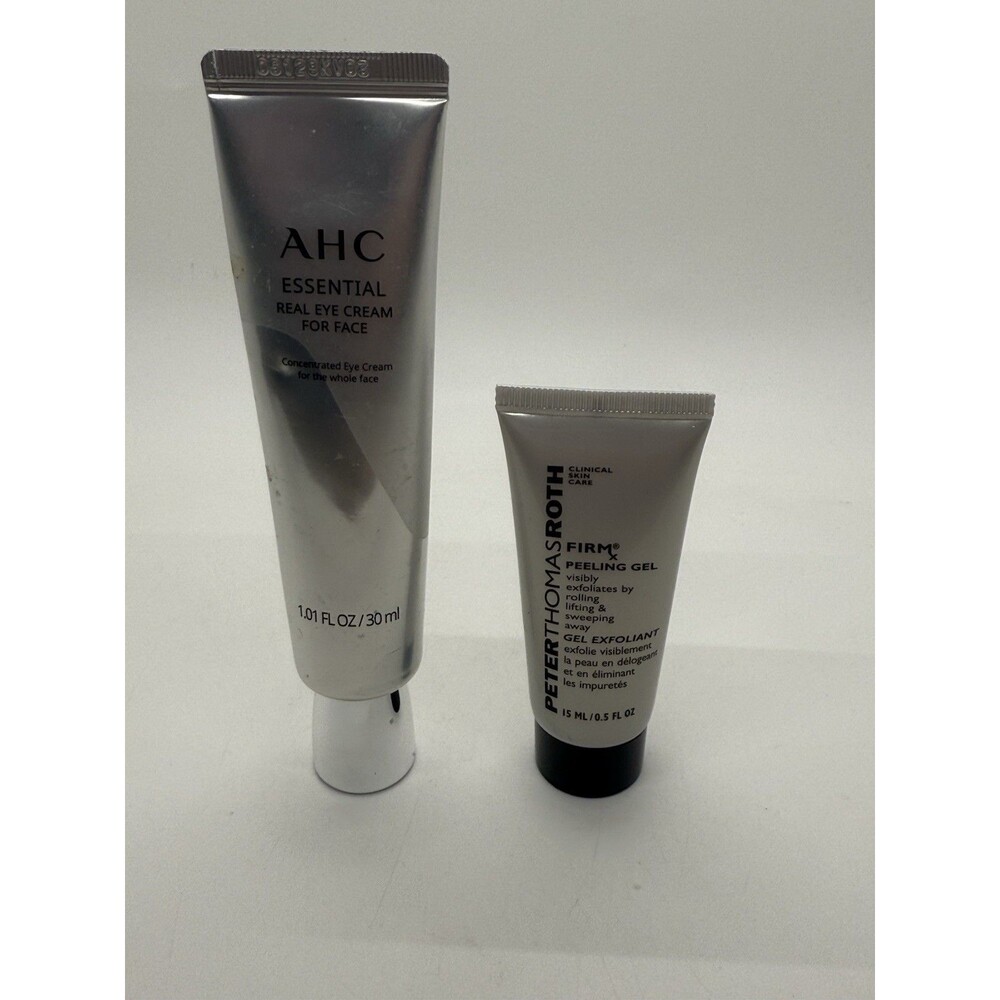 Peter Thomas Roth Firmx Peeling Gel 0.5oz/15mL &AHC Essential EYE Cream 1oz/30mL